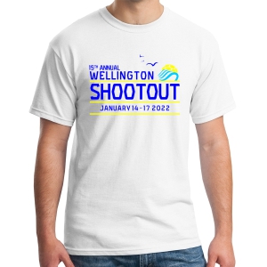 Wellington Shootout T-Shirt - White WWSC-5000-SO