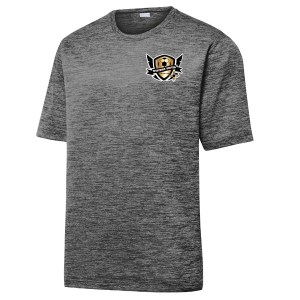 West Side United Heather Performance Shirt - Grey/Black/Electric ST390-WSU